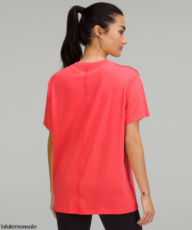 Lululemon Damen DELULU317 | Blass Himbeere All Yours Baumwoll T-shirt